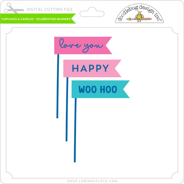 Cupcakes & Candles - Celebration Banners