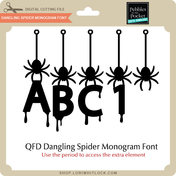 Dangling Spider Monogram