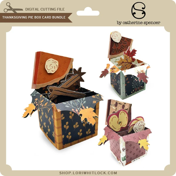 Thanksgiving Pies Box Card Bundle