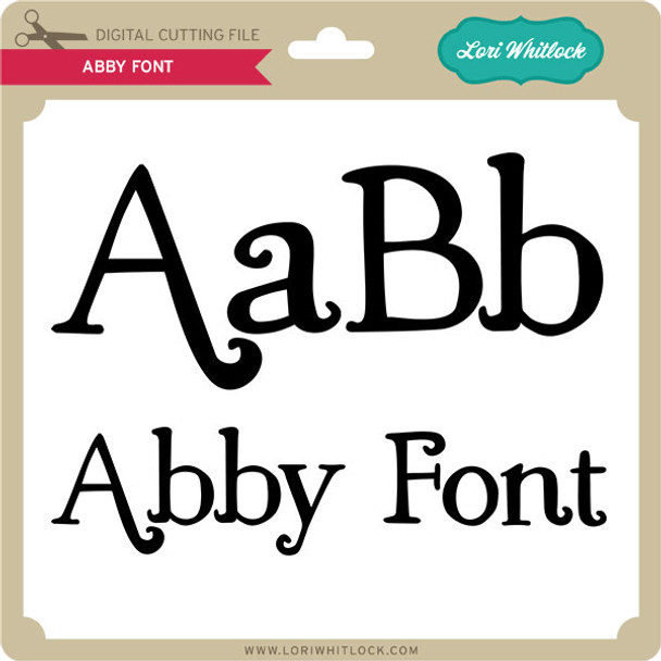 Abby Font 2