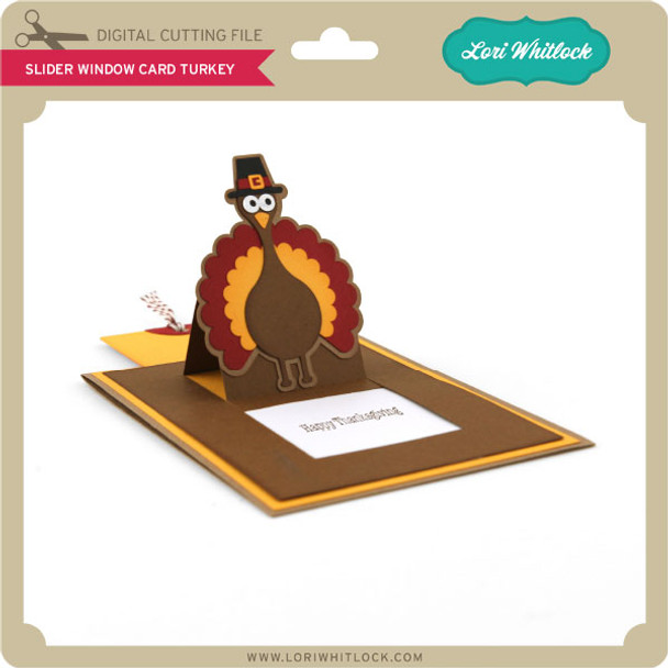 Slider Window Card Turkey