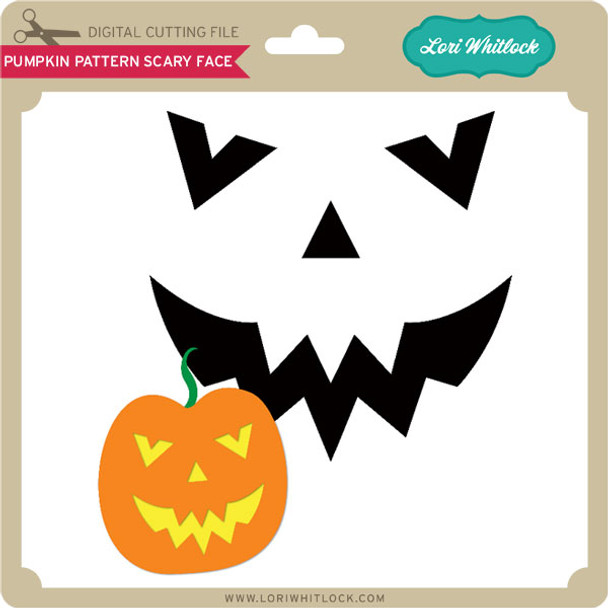 Pumpkin Pattern: Scary Face