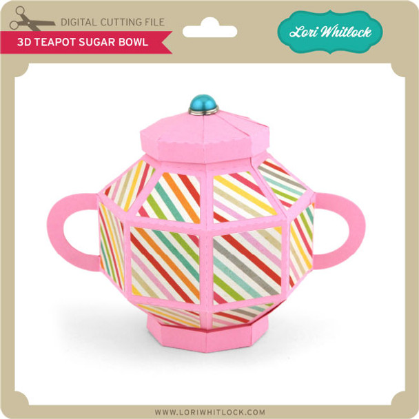 3D Teapot Sugar Bowl