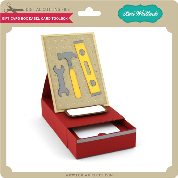 Gift Card Box Easel Card Toolbox