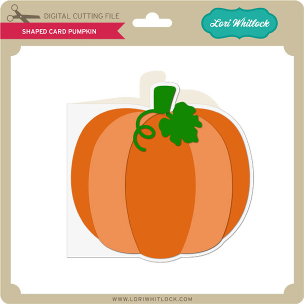 Shaped Card Pumpkin