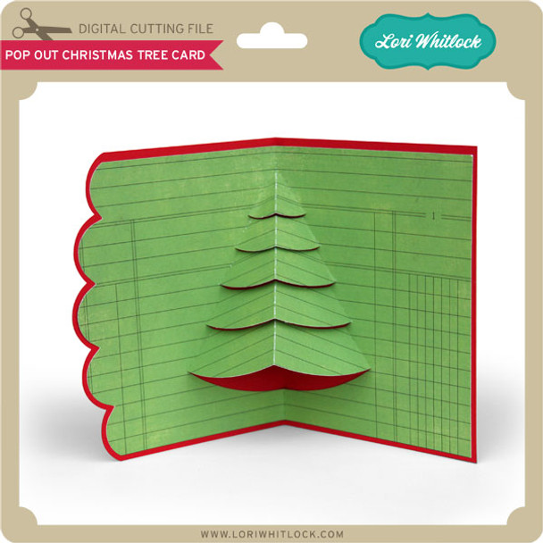 Pop Out Christmas Tree Card