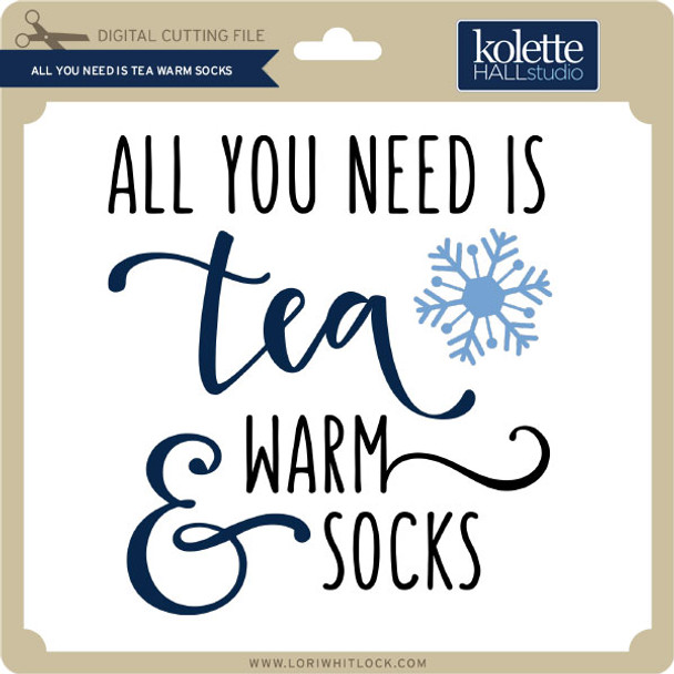 All You Need is Tea Warm Socks