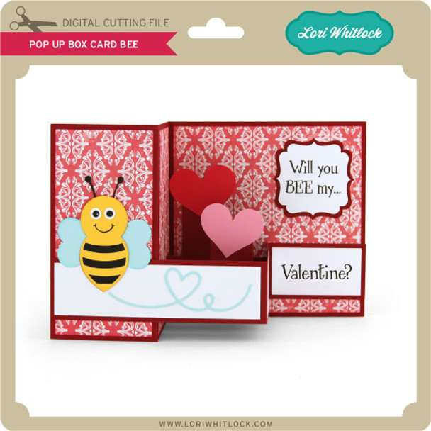 Pop Up Box Card Bee