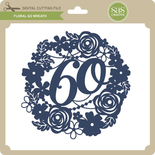 Floral 60 Wreath