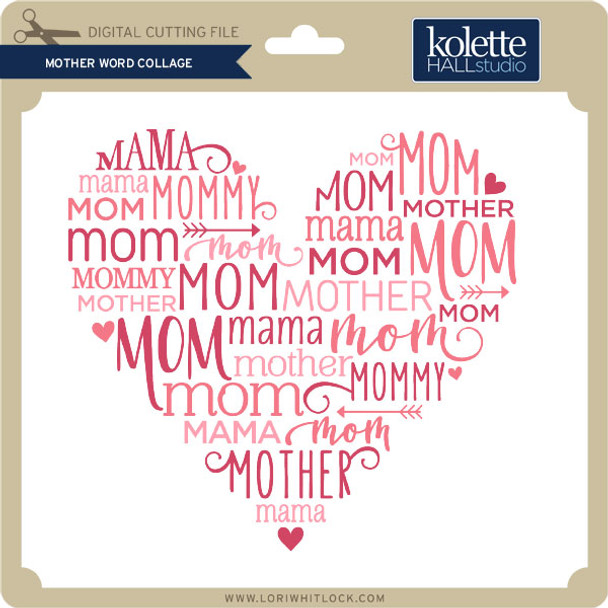 Mother Word Collage