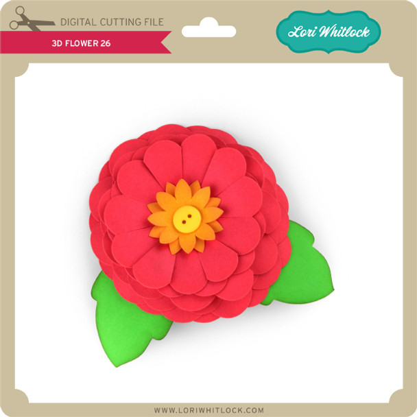 3D Flower 26