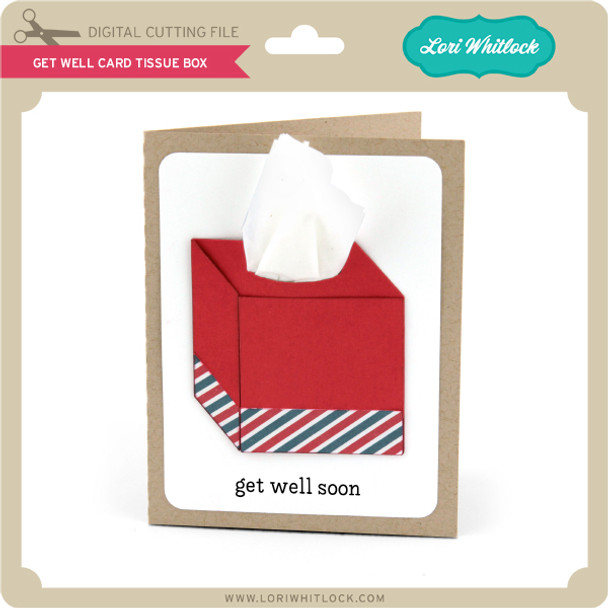 Get Well Card Tissue Box