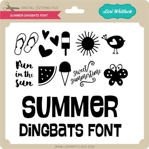 Summer Dingbats Font