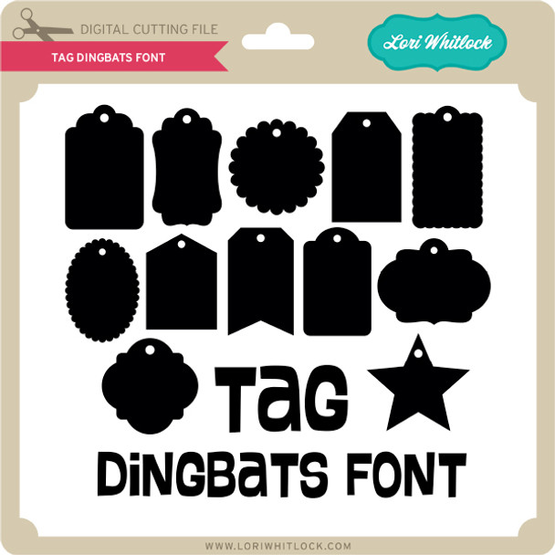 Tag Dingbats Font