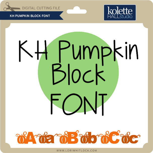 Pumpkin Block Font