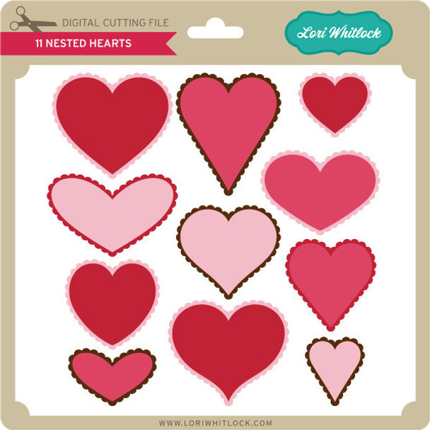 11 Nested Hearts