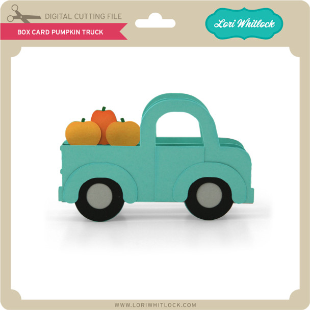 Box Card Pumpkin Truck