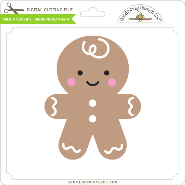Milk & Cookies - Gingerbread Man