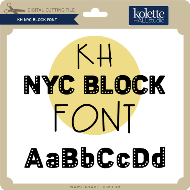NYC Block Font