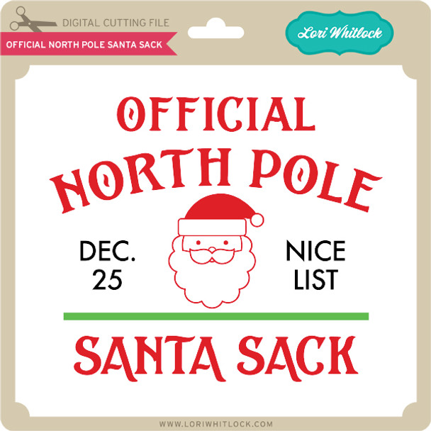 Official North Pole Santa Sack