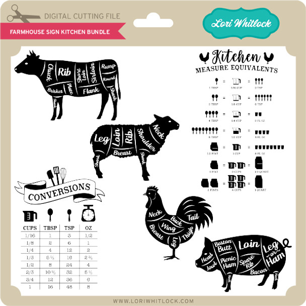 Farmhouse Sign Kitchen Bundle