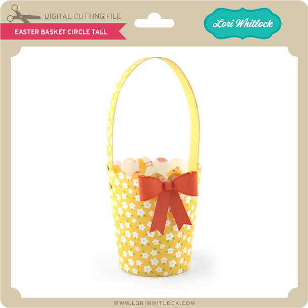 Easter Basket Circle Tall