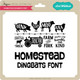 Homestead Dingbats Font - Lori Whitlock's SVG Shop