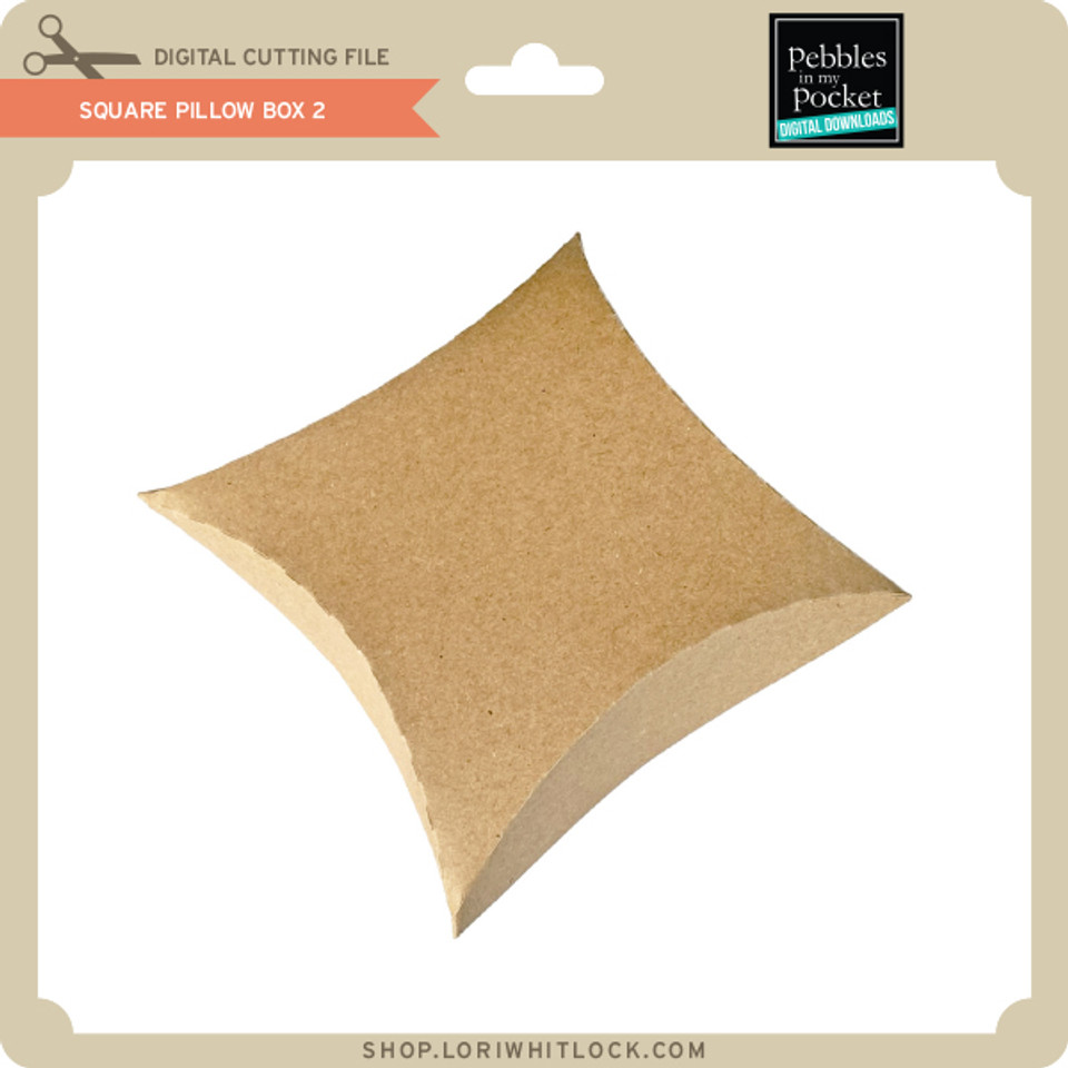 Square Pillow Box Lori Whitlock's SVG Shop