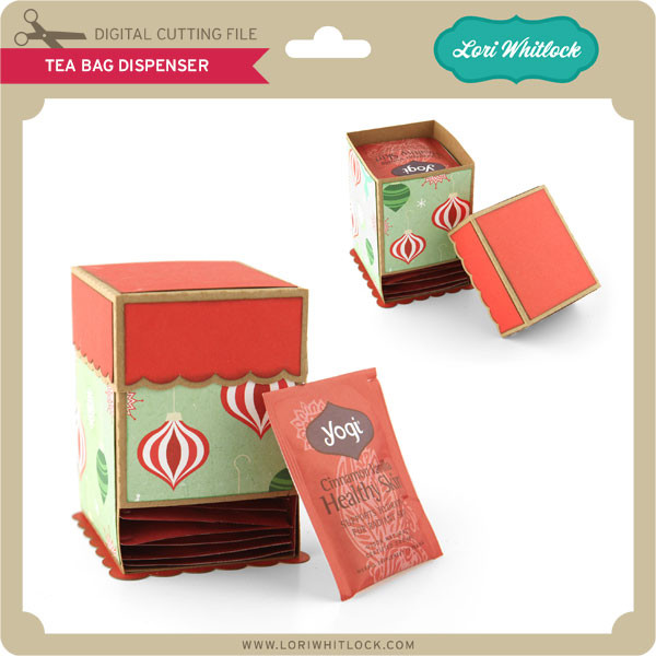 Tea Bag Dispenser Lori Whitlock's SVG Shop