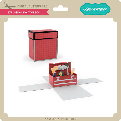 Explosion Box Cupcake Holder - Lori Whitlock's SVG Shop