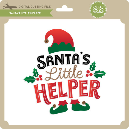 Santa's Little Helper - Lori Whitlock's SVG Shop