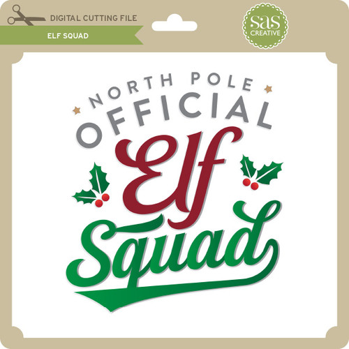Official North Pole Elf Team - Lori Whitlock's SVG Shop