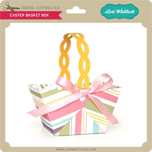 Easter Basket Box Lori Whitlock's SVG Shop