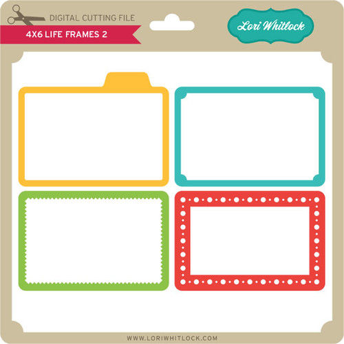 4x6 Project Life Storage Box - Lori Whitlock's SVG Shop