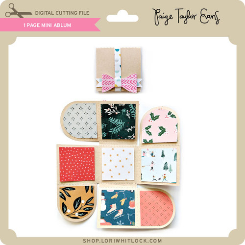 4x4 Multi Edge Mini Album - Lori Whitlock's SVG Shop