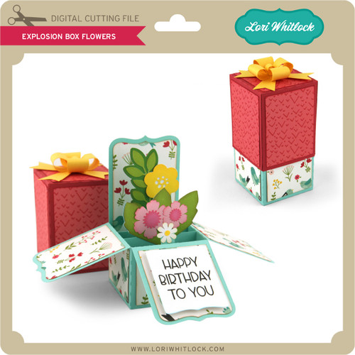 Explosion Box 4 Gift Boxes - Lori Whitlock's SVG Shop