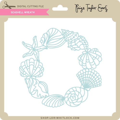 Seashell Wreath - Lori Whitlock's SVG Shop