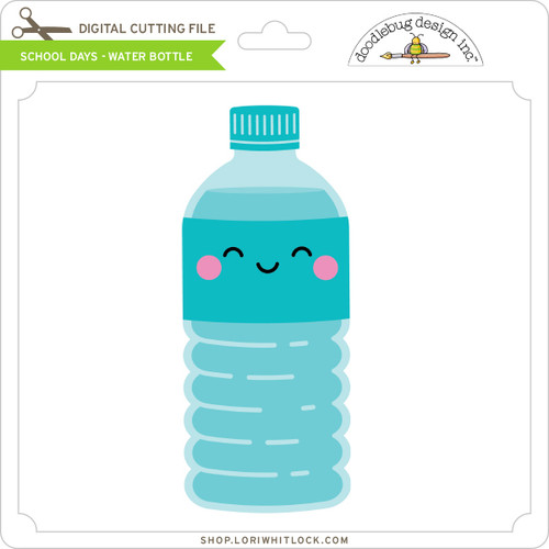 Rainbow Smiley Face Water Bottle