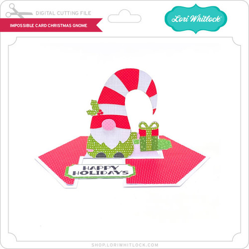 Gnome For Christmas: Merry Christmas 6x8 Album - Lori Whitlock's SVG Shop