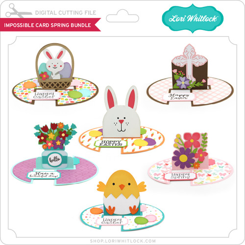 Impossible Card Spring Bundle - Lori Whitlock's SVG Shop