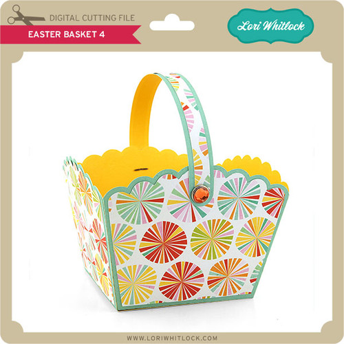Easter Basket 4 - Lori Whitlock's SVG Shop