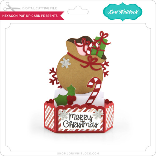 Hexagon Pop Up Card Presents - Lori Whitlock's SVG Shop