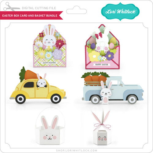 Easter Box Card and Basket Bundle - Lori Whitlock's SVG Shop