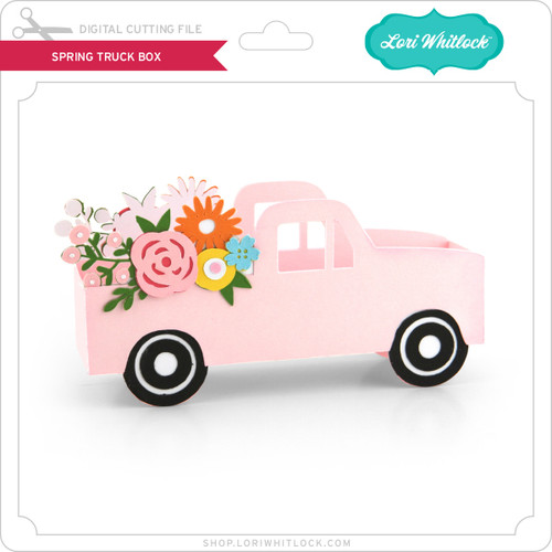 Spring Truck Box - Lori Whitlock's SVG Shop