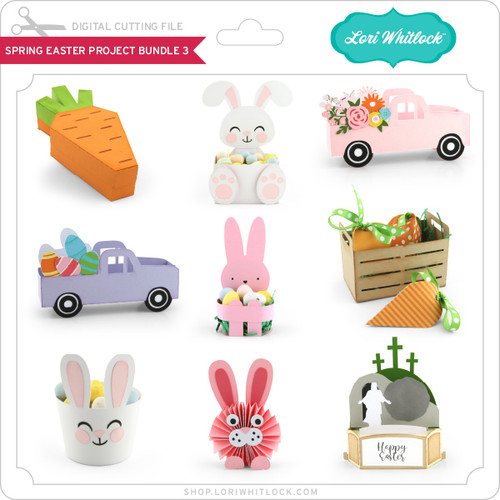 Spring Easter Project Bundle 3 - Lori Whitlock's SVG Shop