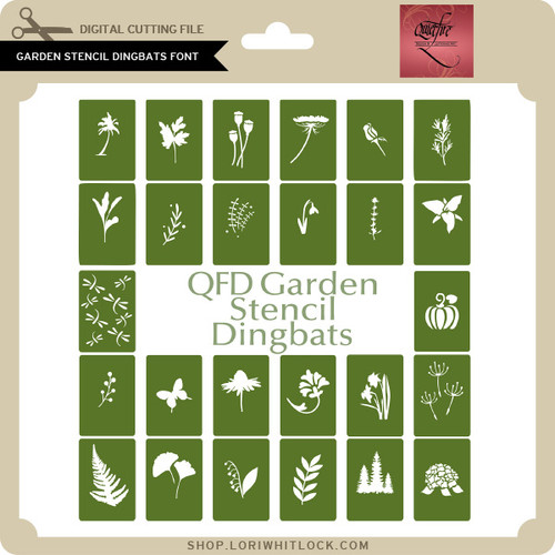 Garden Stencil Dingbats Lori Whitlock's SVG Shop