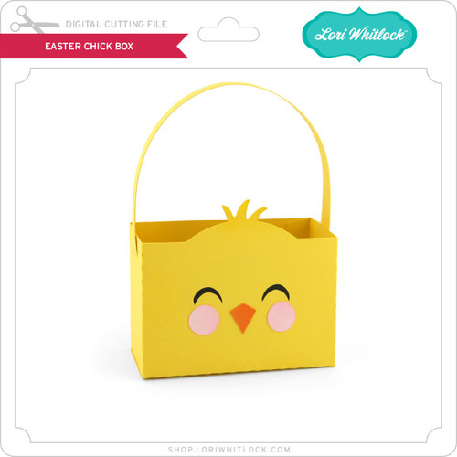 Easter Chick Box - Lori Whitlock's SVG Shop