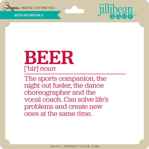 Beer Definition 2 Lori Whitlock's SVG Shop