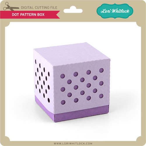 Dot Pattern Box - Lori Whitlock's SVG Shop