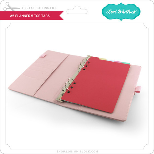 Printable A 5 Top Planner Tabs